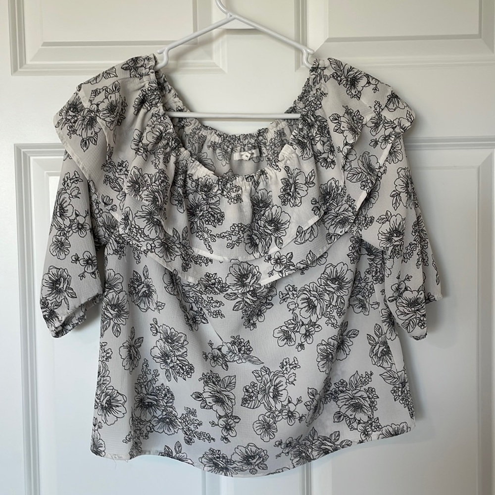 Maurices floral off the shoulder top